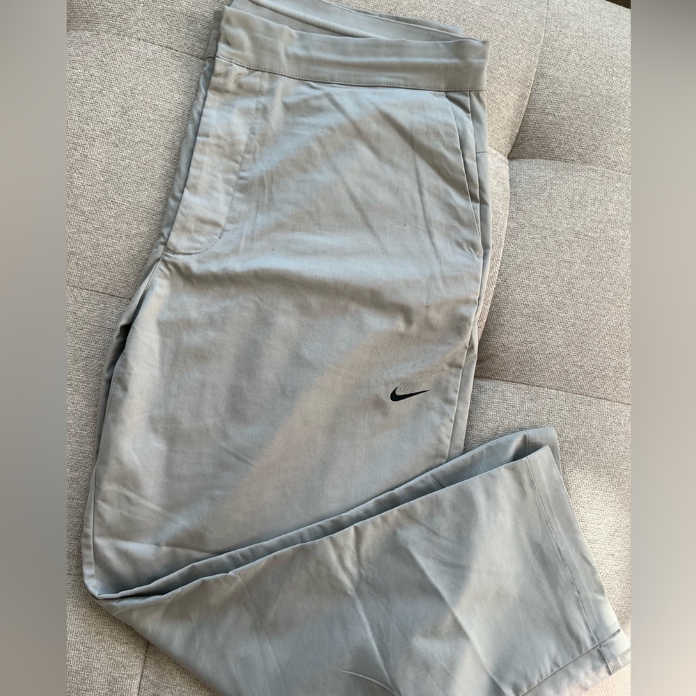 Nike light grey baggy fit pants size 36